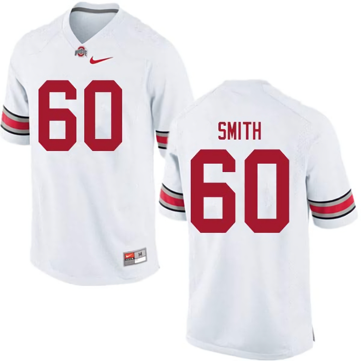 Ryan Smith Ohio State Buckeyes Men's NCAA #60 Nike White College Stitched Football Jersey JGG3756SD